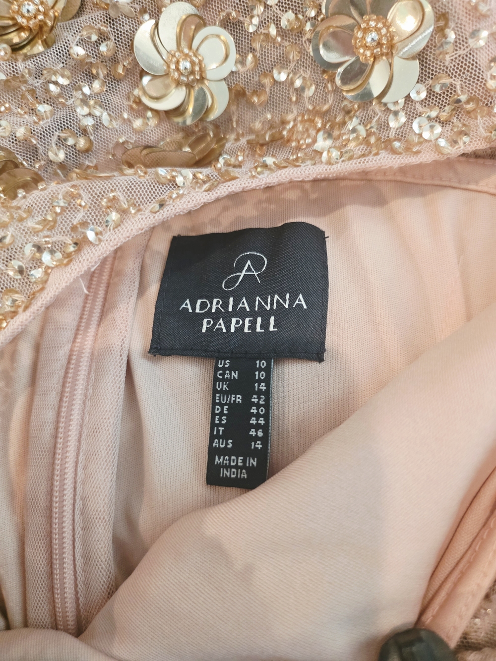 Adrianna Papell Beaded Cocktail Dress - Picture 3 of 5